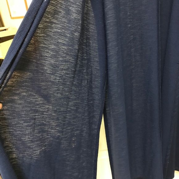 LuLaRoe Navy Blue Everyday Open Sides Plus Size Vest Duster Cardigan - Picture 5 of 7